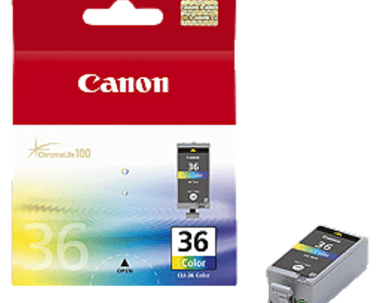 CARTUCHO TINTA COLOR CANON CLI-36