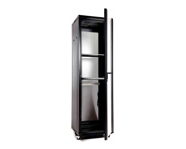 ARMARIO DE SUELO RACK 19'' 42U 600x1000 PUERTA DE CRISTAL