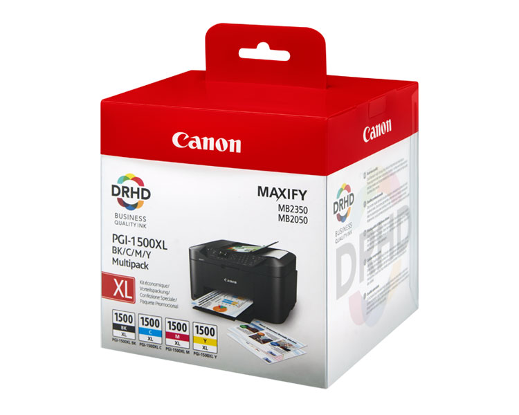 MULTIPACK 4 CARTUCHOS TINTA PGI-1500 XL BK/C/M/Y