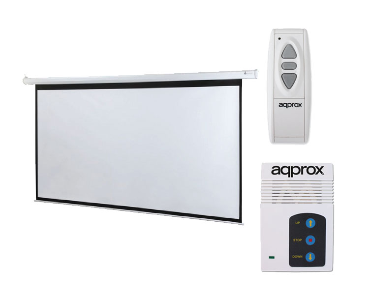 PANTALLA MURAL ELECTRICA PROYECCION 16:9 (2030 x 1140) APPROX