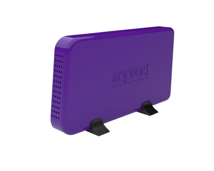 CAJA EXTERNA USB 3.5'' SATA MORADO APPROX