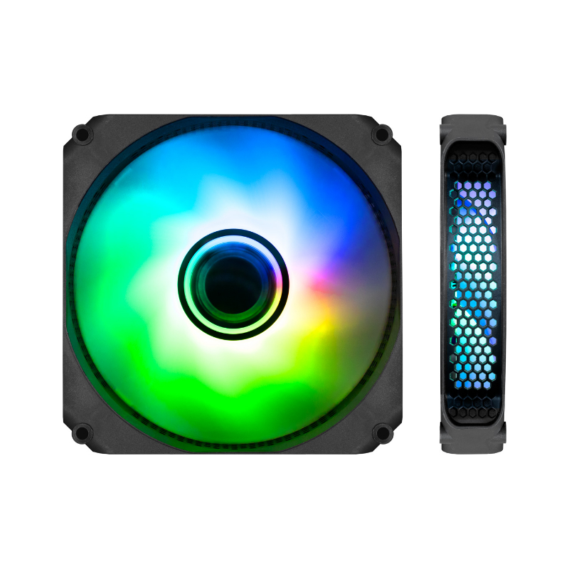 VENTILADOR AUXILIAR A-RGB 120MM INFINITY NEGRO COOLBOX