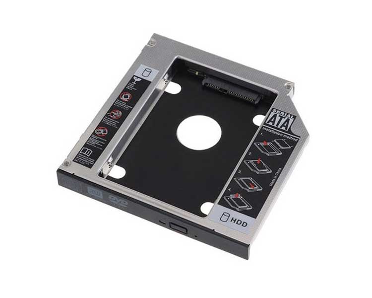 ADAPTADOR DISCO DURO DE 7.0MM PARA DVD PORTATIL DE 9.5MM NANOCABLE