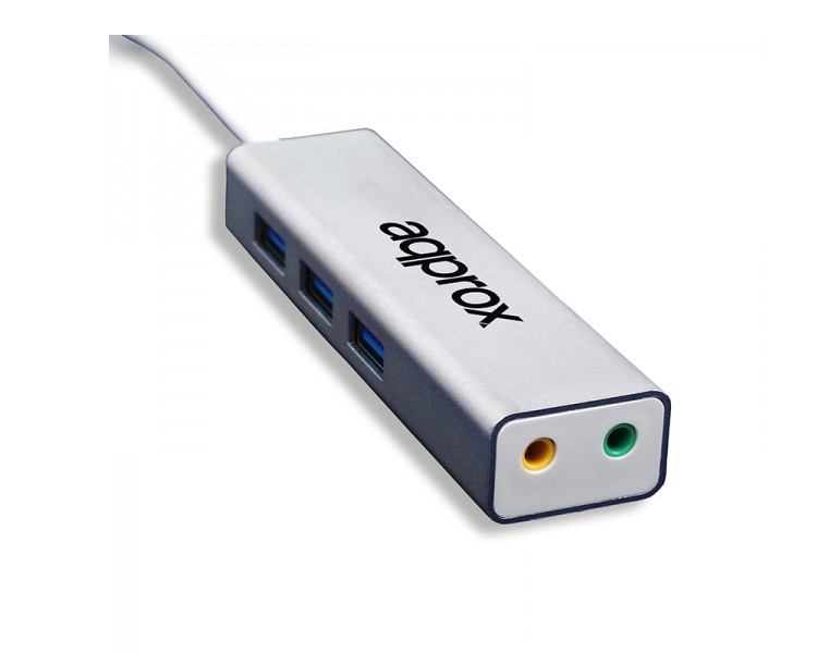 TARJETA SONIDO USB 5.2 + HUB USB 3.0 APPROX