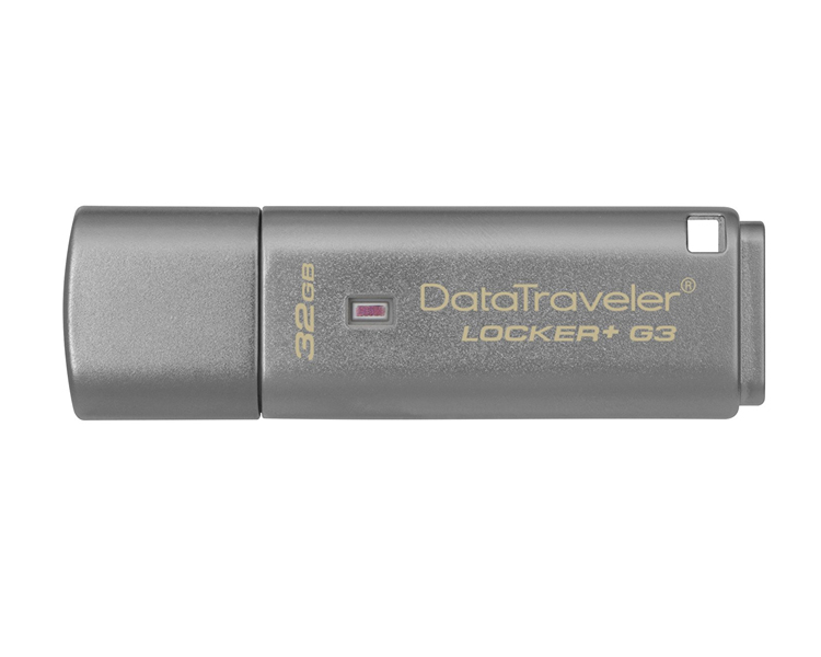 USB DISK 32 GB DATATRAVELER LOCKER+ G3 USB 3.0 KINGSTON