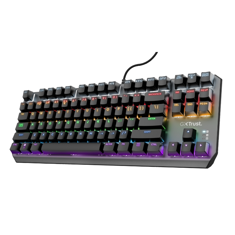 TECLADO MECANICO GAMING GXT 834 CALLAZ RGB TRUST