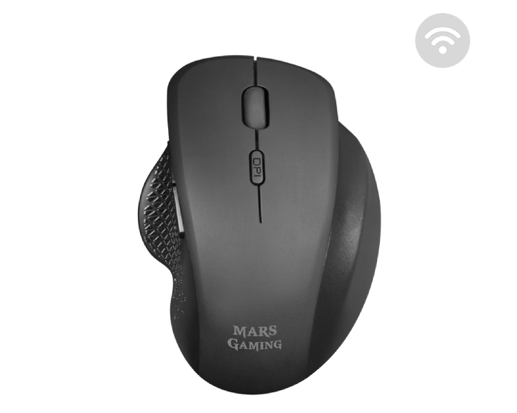 RATON OPTICO WIRELESS MMWERGO NEGRO MARS GAMING