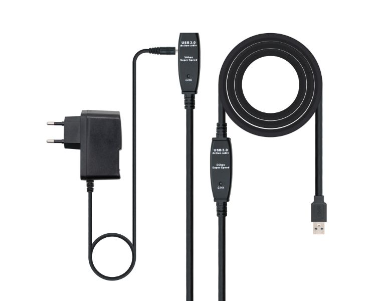 CABLE EXTENSION USB 3.0 TIPO A/M-A/H 15M NANOCABLE