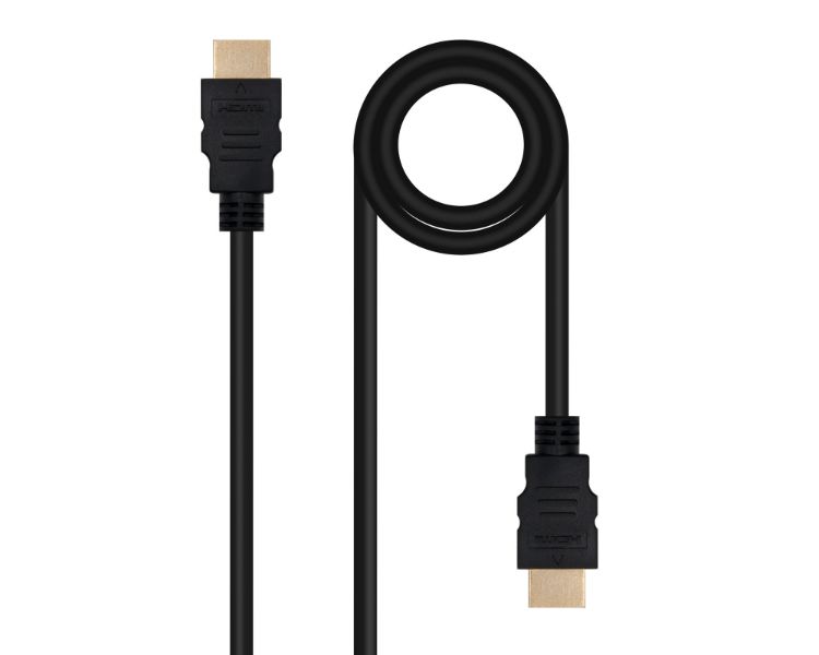 CABLE HDMI V2.0 4K 1M NEGRO NANOCABLE