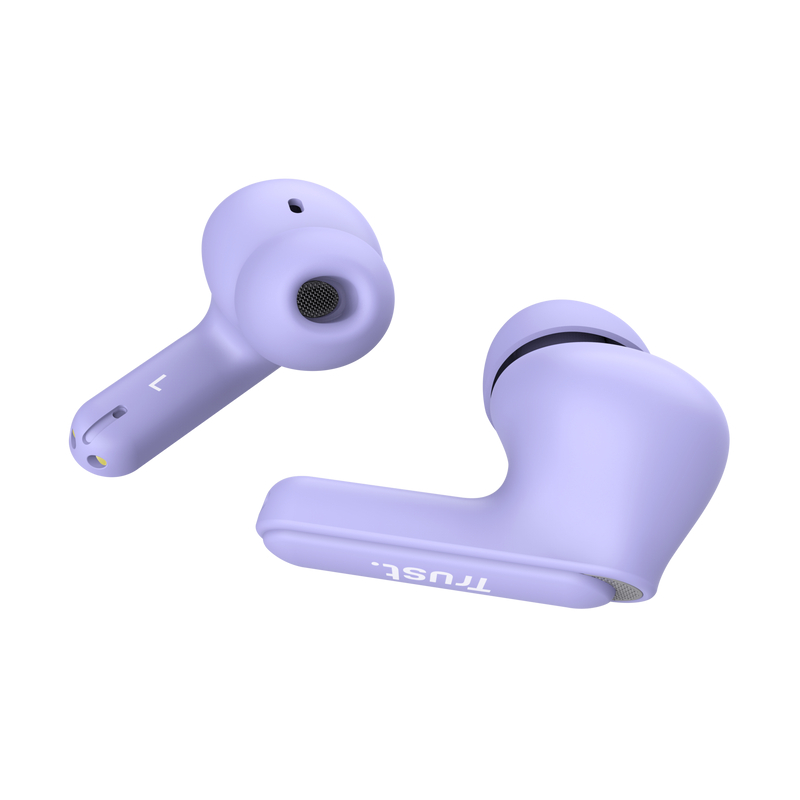 AURICULAR DE BOTON WIRELESS YAVI ENC MORADO TRUST