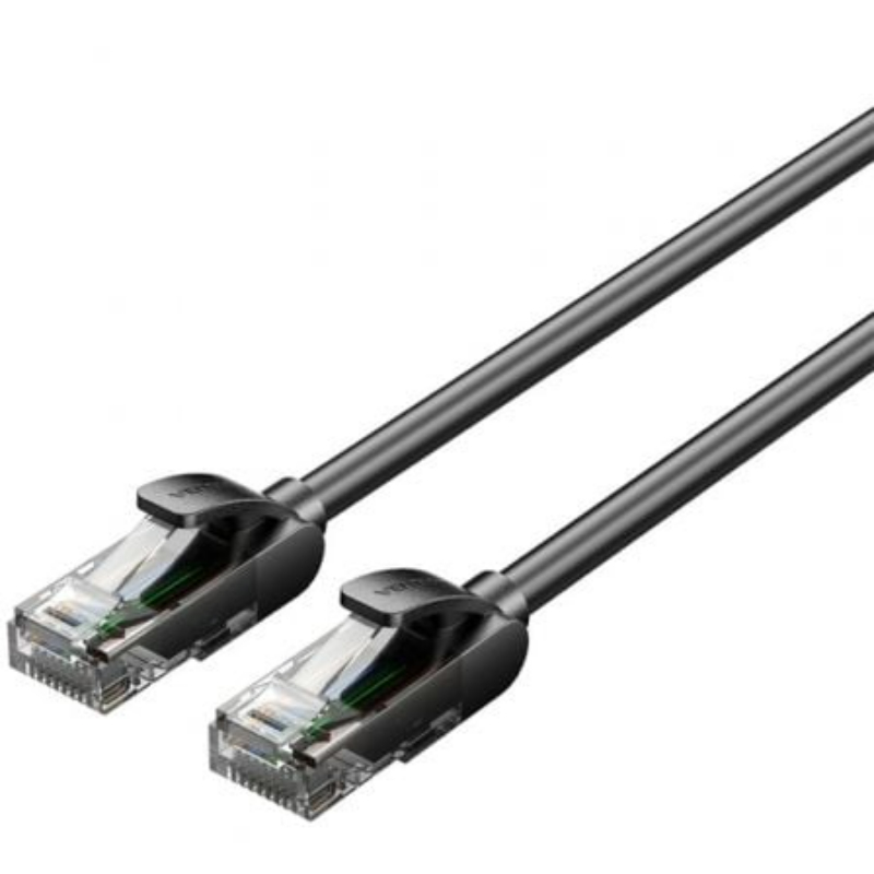 CABLE DE RED LATIGUILLO RJ45 CAT.5E UTP AWG26 8 M NEGRO VENTION