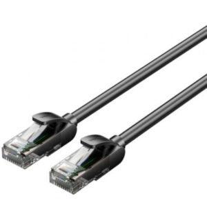 CABLE DE RED LATIGUILLO RJ45 CAT.5E UTP AWG26 10 M NEGRO VENTION