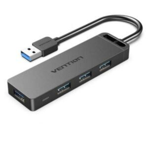 HUB 4 PUERTOS USB 3.0 4xUSB MICRO USB PD GRIS VENTION