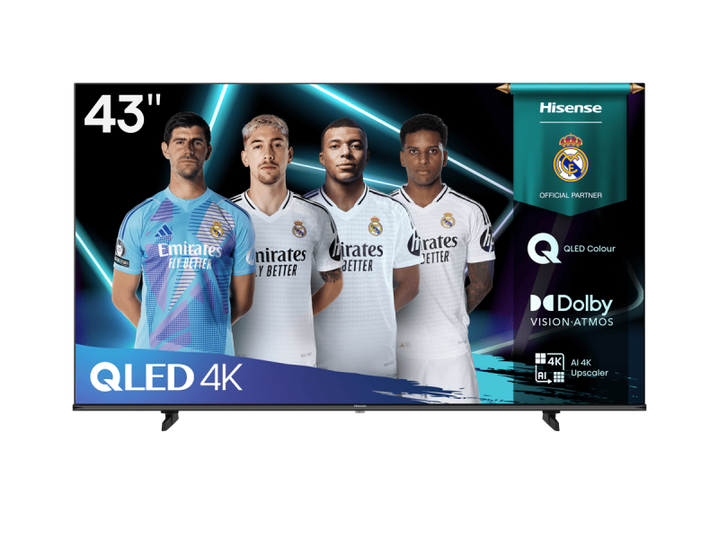 TELEVISOR 43'' QLED UHD 4K QUANTUM DOT 43E7Q SMART TV HISENSE