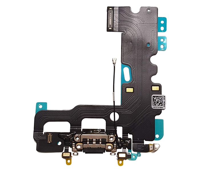 REPUESTO FLEX CONECTOR DE CARGA SPACE GREY IPHONE 7