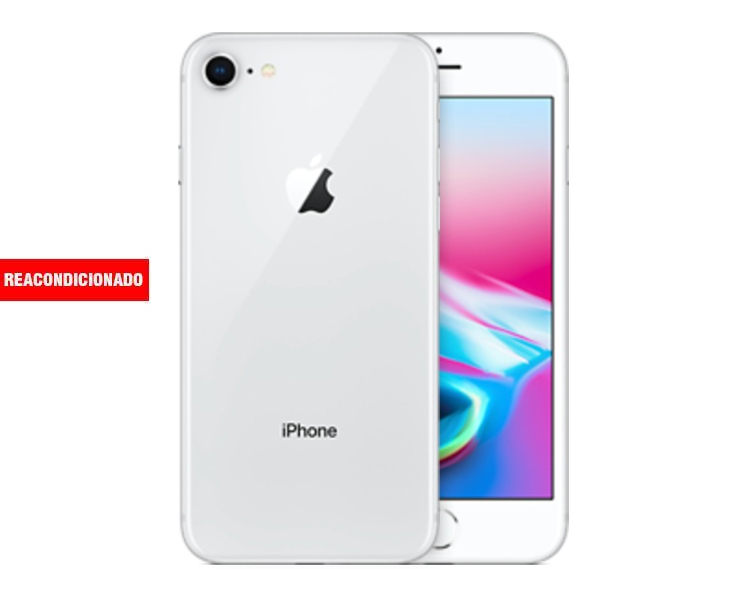 APPLE iPHONE 8 128 GB SILVER REACONDICIONADO GRADO B