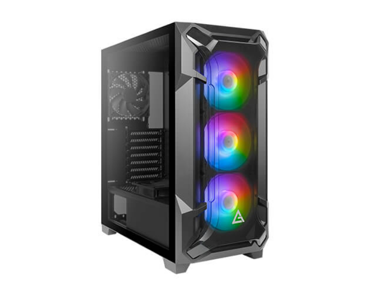 CAJA SEMITORRE ATX DF600 FLUX RGB NEGRO ANTEC
