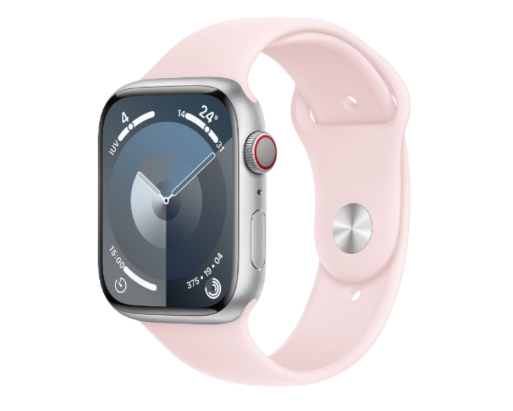 APPLE WATCH SERIES 9 CAJA ALUMINIO GPS 41mm CORREA DEPORTIVA LIGHT PINK M/L