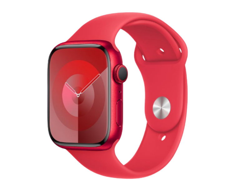 APPLE WATCH SERIES 9 CAJA ALUMINIO ROJA GPS 41mm CORREA DEPORTIVA RED M/L