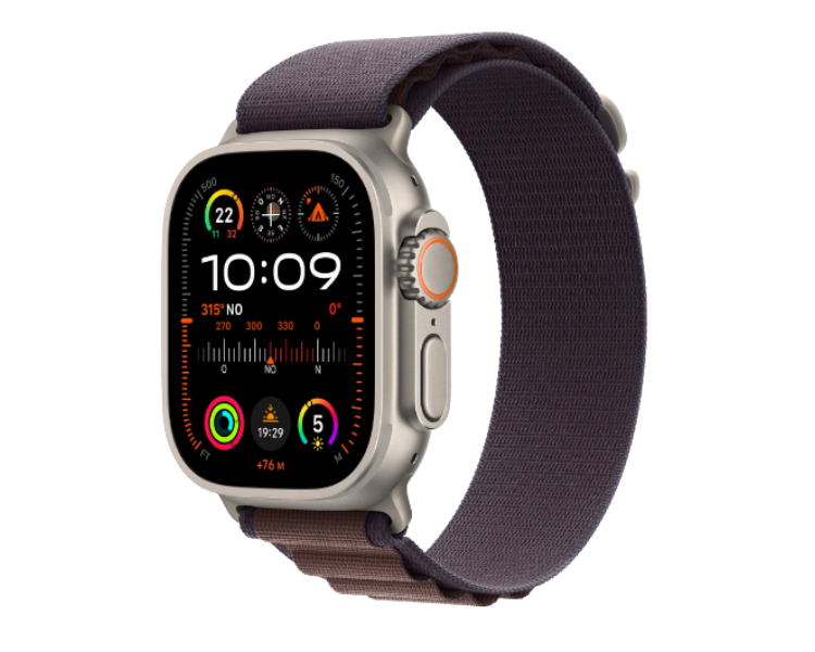 APPLE WATCH ULTRA 2 CAJA TITANIO GPS+CELL 49mm CORREA LOOP INDIGO ALPINE TALLA L