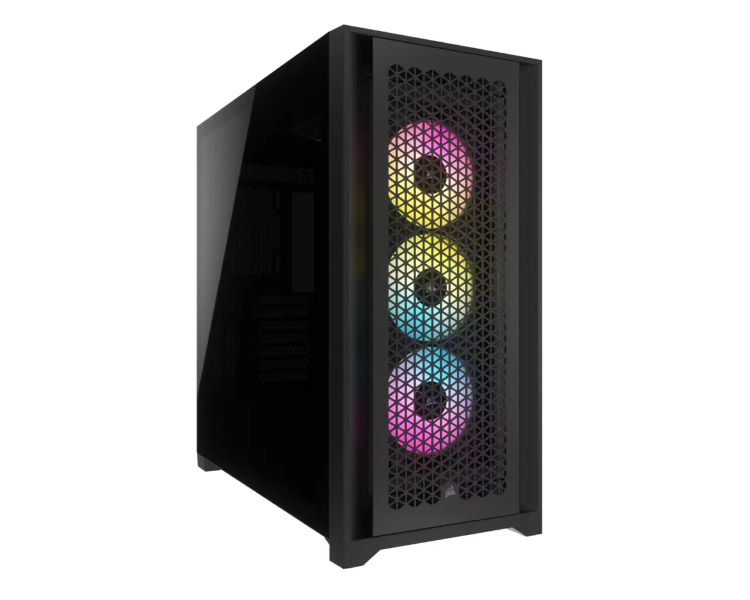CAJA SEMITORRE ATX 5000D RGB AIRFLOW TG BLACK CORSAIR