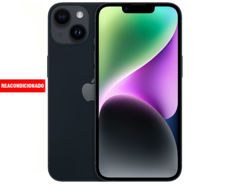 APPLE iPHONE 14 256GB MEDIANOCHE REACONDICIONADO GRADO B