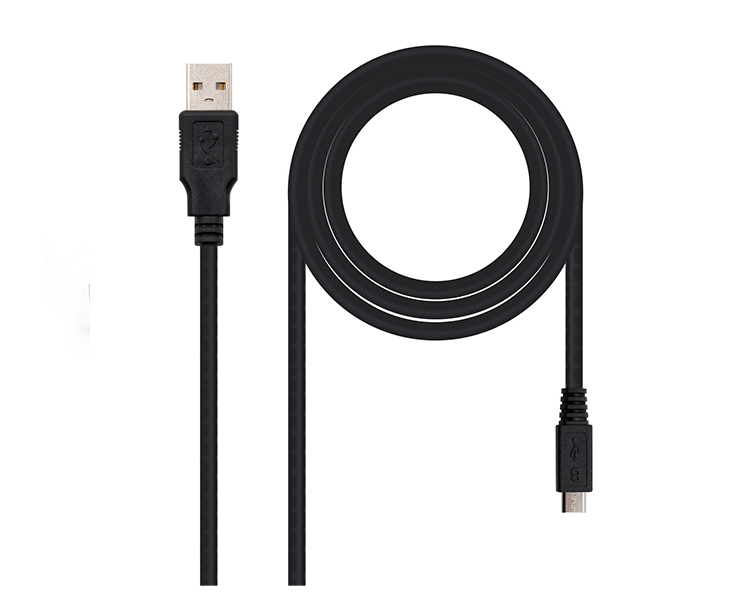CABLE DE CONEXION USB-MICROUSB 3M NANOCABLE