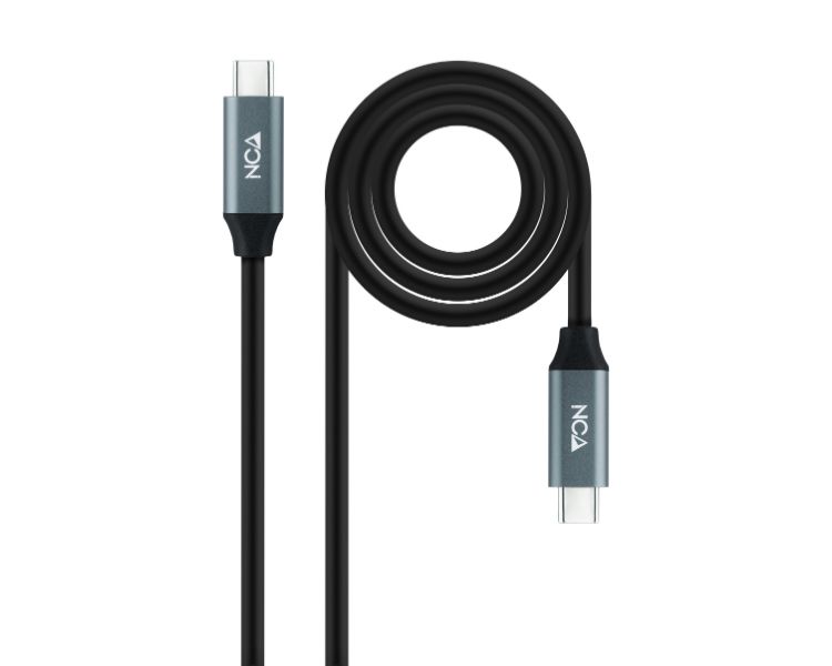 CABLE USB 3.2 GEN2x2 20Gbps 5A 100W USB-C/M USB-C/M 2 M NEGRO NANOCABLE