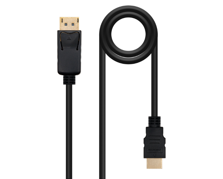 CONVERSOR DISPLAYPORT A HDMI 10M NEGRO NANOCABLE
