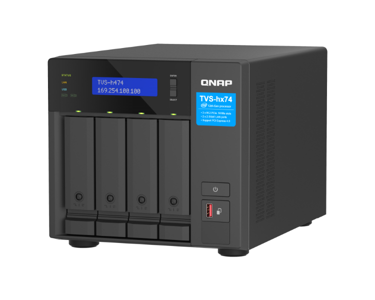 QNAP SERVIDOR NAS TVS-H474-PT-8G