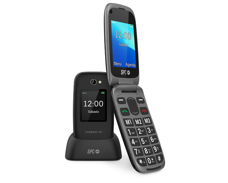 SPC TELEFONO MOVIL HARMONY 4G SENIOR BLACK