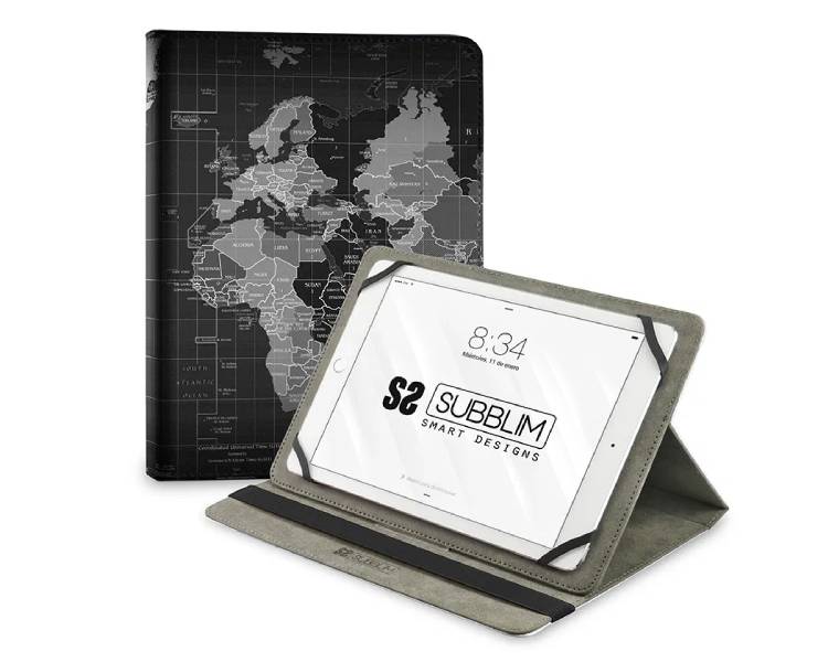 FUNDA TABLET WORLD MAP 10.1''  SUBBLIM