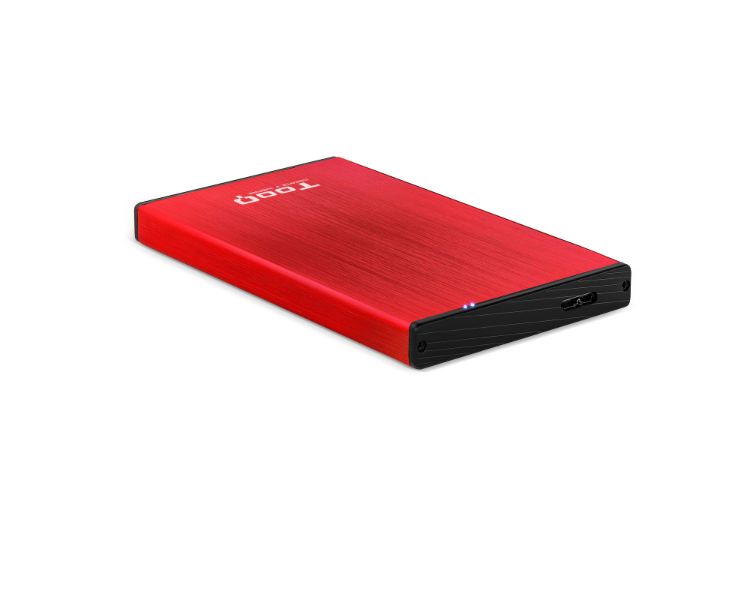 CAJA EXTERNA USB 2.5'' SATA 3.0 ROJO TOOQ