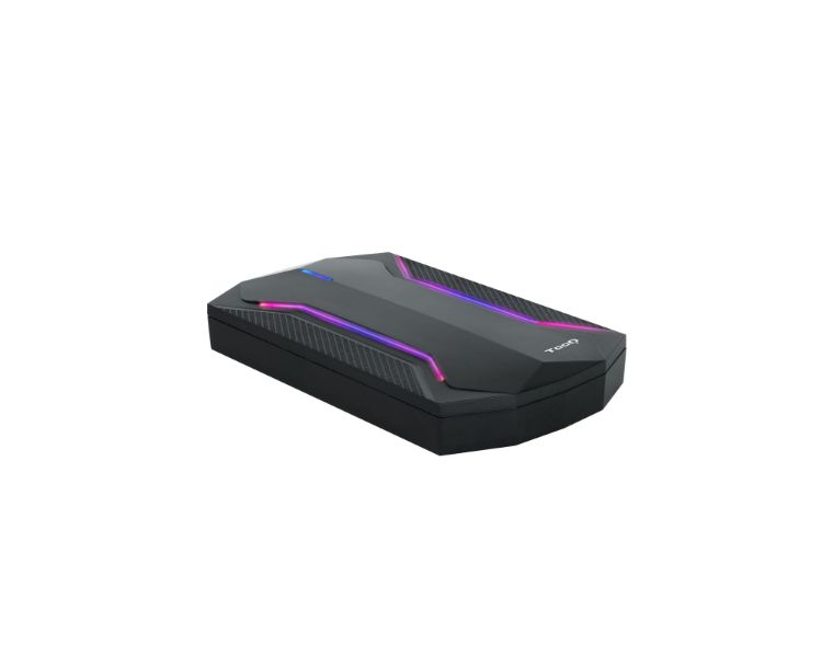 CAJA EXTERNA GAMING USB 2.5'' SATA 3.0 NEGRO TOOQ