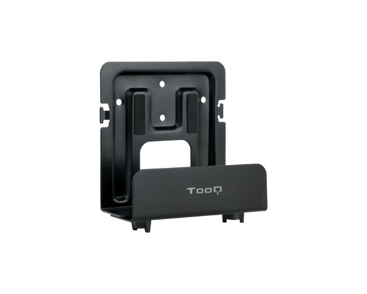 SOPORTE DE PARED UNIVERSAL PARA ROUTER/MINIPC/REPRODUCTOR MULTIMEDIA NEGRO TOOQ