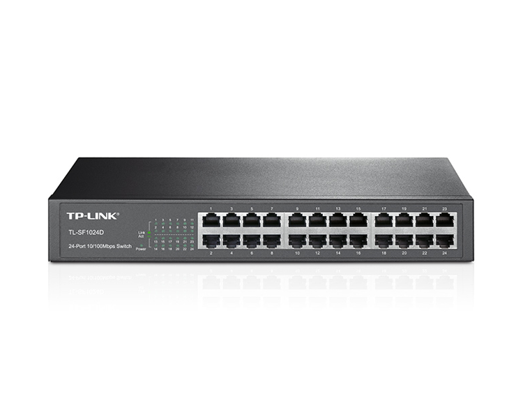 TP-LINK SWITCH 24 PORT 10/100 RACK 13''