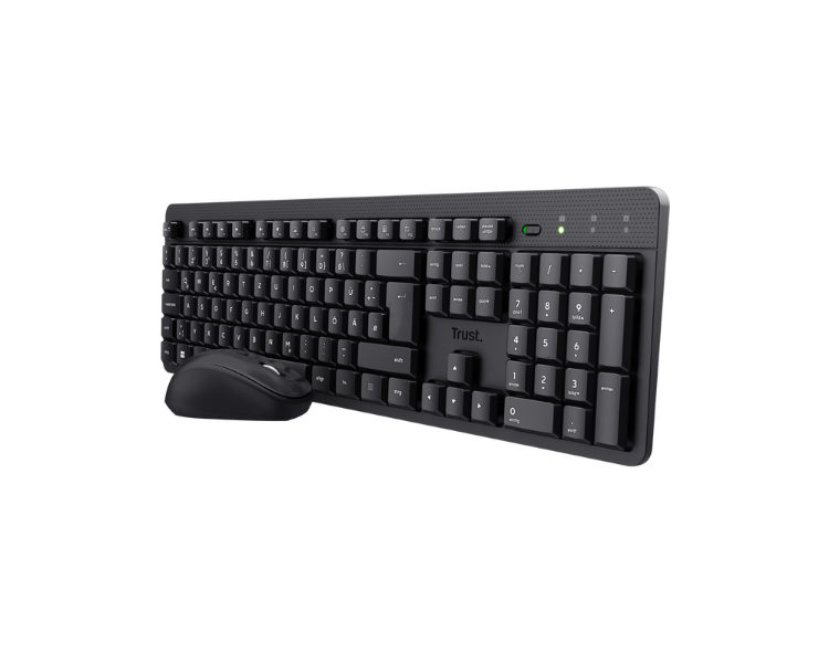 KIT TECLADO + RATON WIRELESS SILENCIOSO TKM-360 TRUST
