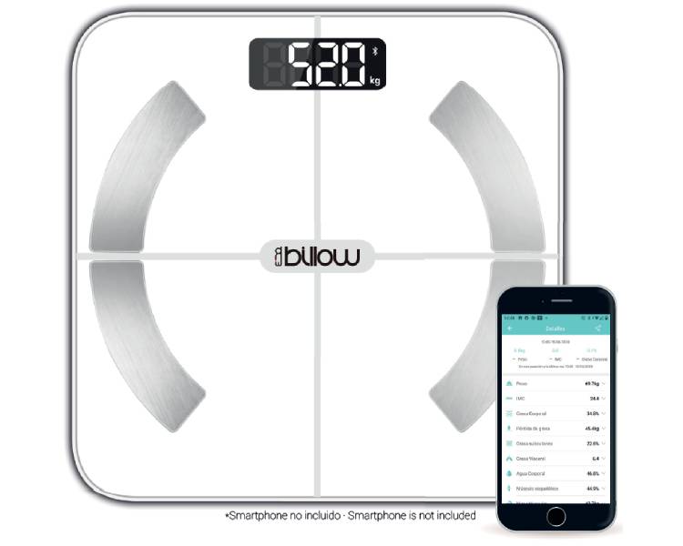 BASCULA DE BAÑO XFIT COMPOSITION SCALE BILLOW