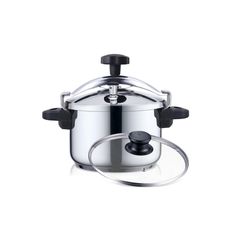 OLLA INOX PLUS + VALVULA ROTATIVA 8L HAEGER