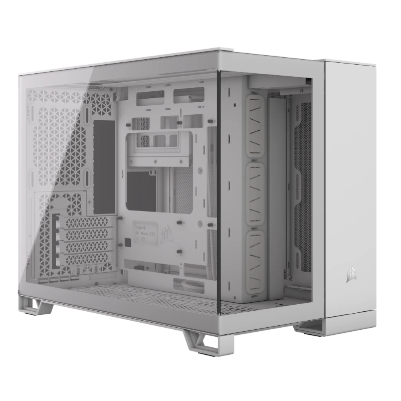 CAJA MICROATX 2500X TG WHITE CORSAIR