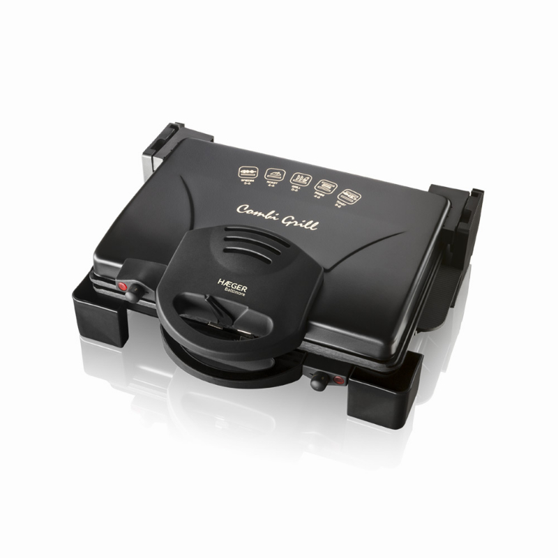 PARRILLA GRILL BALTIMORE ANTIADHERENTE NEGRO HAEGER