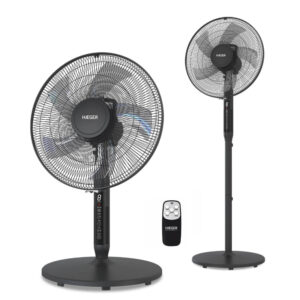VENTILADOR DE PIE DIGITAL PREMIUM NEGRO HAEGER