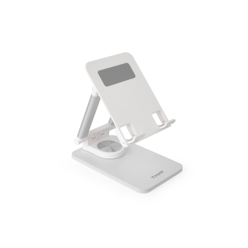 SOPORTE SOBREMESA AJUSTABLE PARA TABLETS 12.9'' BLANCO TOOQ