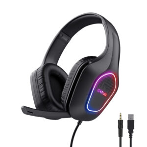 AURICULAR GAMING GXT416 ZIROX RGB NEGRO TRUST