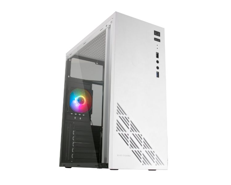 CAJA SEMITORRE ATX MC100 BLANCO MARS GAMING
