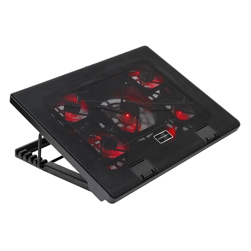 BASE DE REFRIGERACION PARA PORTATILES MARS GAMING MNBC2 5 VENTILADORES ULTRA SILENCIOSOS HASTA 17.3"
