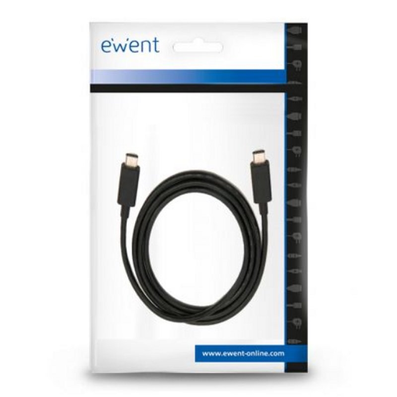 CABLE USB 3.2 EWENT GEN2X2 TYPE C 20GBPS SUPERSPEED 5A 4K 60HZ VIDEO DISPLAY 1M
