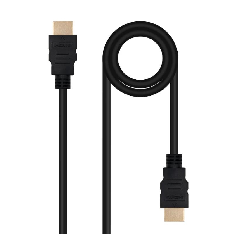 CABLE HDMI V2.0 4K-60HZ 18Gbps NEGRO 2 M NANOCABLE 10.15.3802