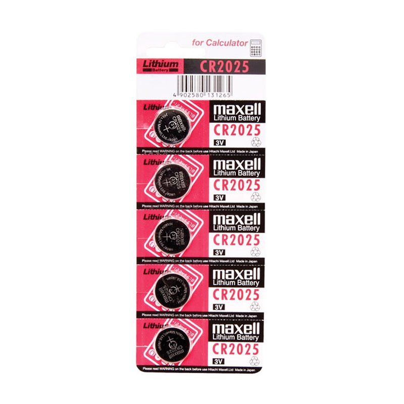PILA BOTON LITIO MAXELL CR-2025 E-B5