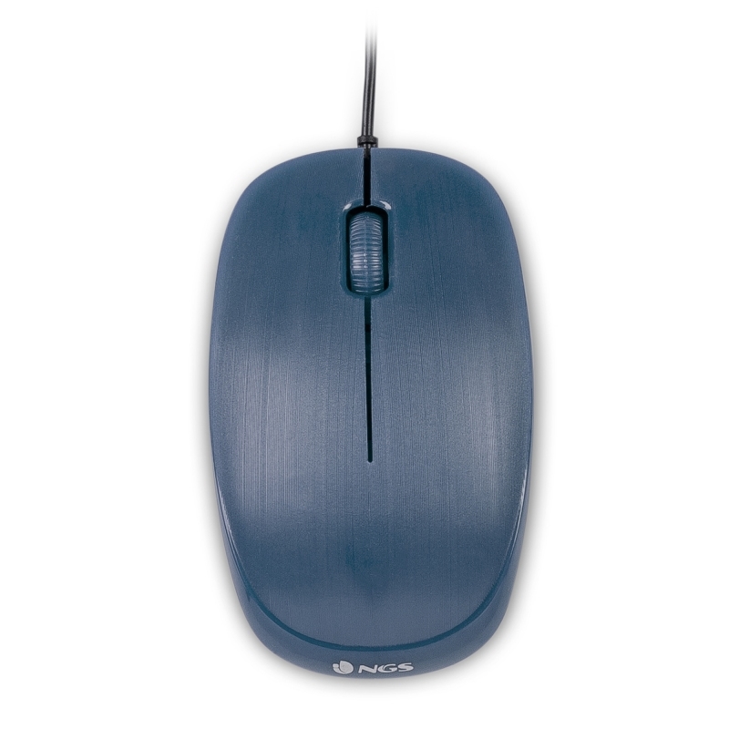 RATON  NGS USB  OPTICAL WIRED MOUSE FLAME BLUE